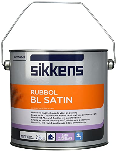 Sikkens 38203 Rubbol BL Satin 2500 L, Weiß Cover