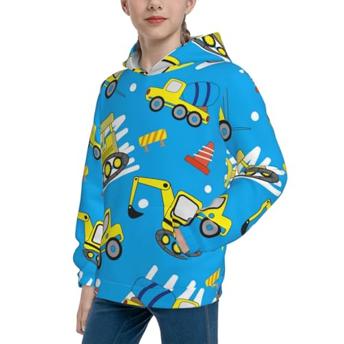 Cute Car Cartoon Kid Hoodies Boys Sweatshirts Girls Pullover with Pocket2