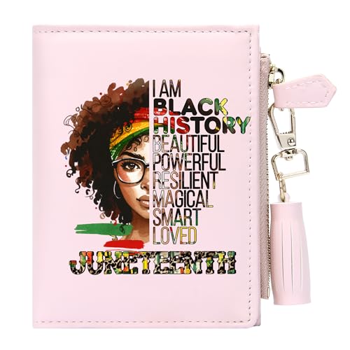 ZRTARY Personalized Black Liberation Women Wallet,Holiday Bonsella, Birthday Bonsella for Mother, Wife,Women, Graduation Gift for Classmate 0418i