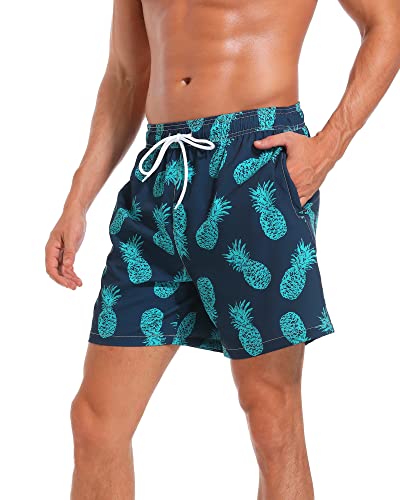 SILKWORLD Swim Trunks with Compression Liner - Premium Men's Swimming Trunk/Bathing Suit/Beach Shorts/Boardshorts - Image 3