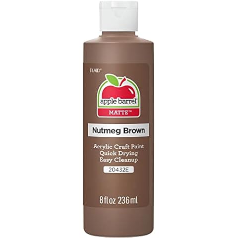 Apple Barrel Acrylic Paint in Assorted Colors (8 Ounce), J20432 Nutmeg- Pack of 1 Cover