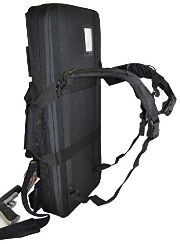 Explorer Mojo Tactical Rifle Case – AR15 Case with Pockets for Magazines, Pistols, Rifle Accessories, Police & Military Gear – Backpack or Shoulder Gun Carrying Bag for Paintball, Airsoft, More, Black - Thumbnail 4