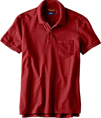 Image of Celsius Men's Half Sleeve Classic Solid Pique Polo with Pocket