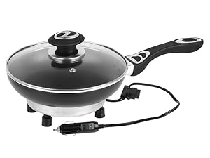 Carmotion Elektropfanne 200 mm mit Deckel