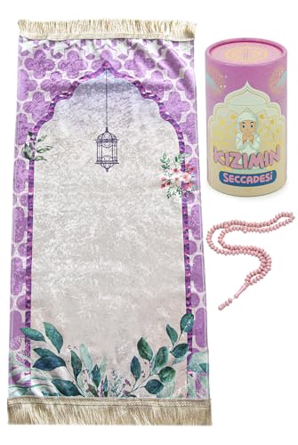 Tapete de oración infantil ihvan online rosa y blanco