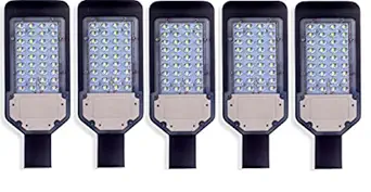 PE 36 Watts Lens LED Street Light Waterproof IP65 Full Metal Body, 140 Per watt Lumens with 2 Years Warranty ( Pack of 4)