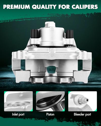 Image of SCITOO Front Brake Calipers With Bracket 19B6156 19B6157 Fit For Audi For Q3 2015-2018,For Q3 Quattro 2015-2018,For Volkswagen For Passat 2012-2020,For Tiguan 2009-2017,For Tiguan Limited 2017-2018