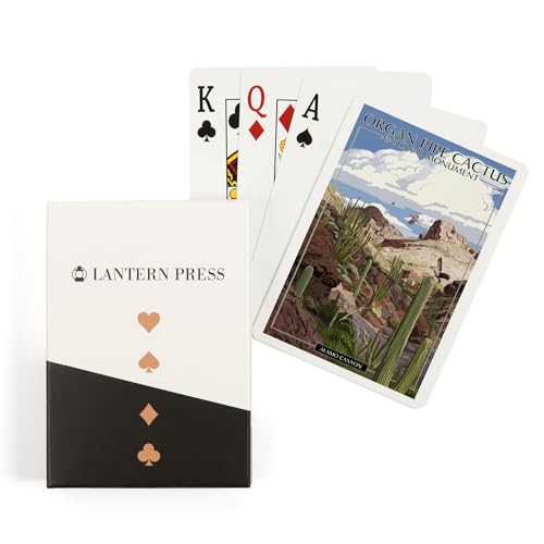 Baraja Póker Organ Pipe Cactus, 52 Cartas Tamaño Póker