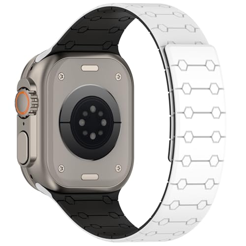 Image of Velour Silicone Watch Strap Compatible with Apple Watch 41mm, 40mm & 38mm, for iWatch Series SE, SE2,10 9, 8, 7, 6, 5, 4, 3 -Sport Loop for Men & Women(Watch Not Included)