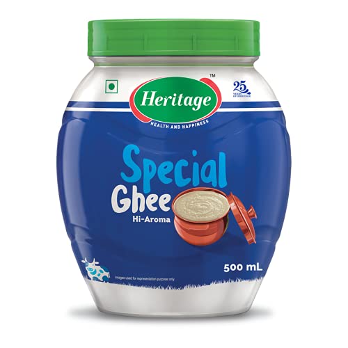 Heritage Special Ghee (Hi Aroma) Jar, 500 ml Amazon.in Grocery