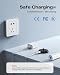 Electric Toothbrush Travel Charger Replacement Slim Compatible with Philips Sonicare HX Series Electric Toothbrush, Inductive Mini Portable Charger Base Type C