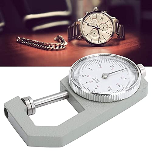 Medidor de grosor de cuero, medidor de grosor digital preciso para joyería, papel, reloj, con rango 0-20 mm miniatura 1
