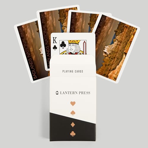 Lantern Press Badlands National Park Naipes Póker 52 cartas miniatura 6