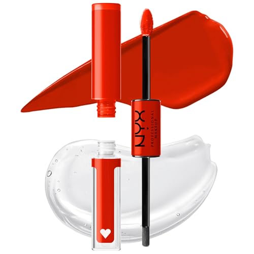 NYX Professional Makeup Lip Gloss, High Pigment, Long Lasting Lip Shine, No Transfer, Shine Loud, Glass Shine, Upto 16H Wear