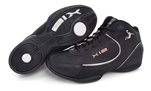 Tênis Basquete Six Street Cano Médio Preto e Cinza (41)