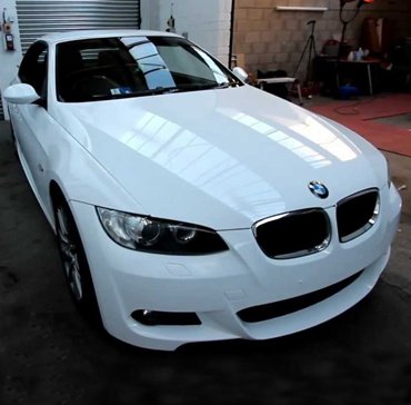 Image of VViViD White High Gloss Realistic Paint-Like Microfinish Vinyl Wrap Roll XPO Air Release Technology (75ft x 5ft)