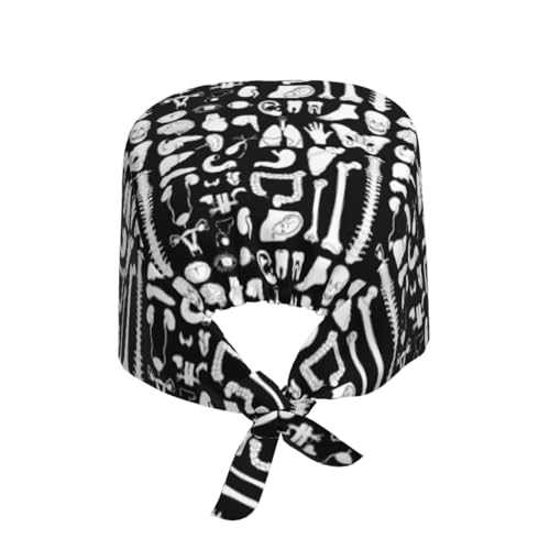 Image of Surgical Caps Men Women, Scrub Cap with Sweatband Adjustable