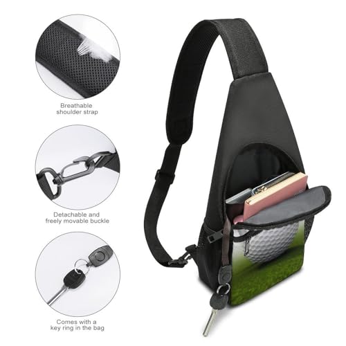 Bolso bandolera sport para golf, mochila casual miniatura 4