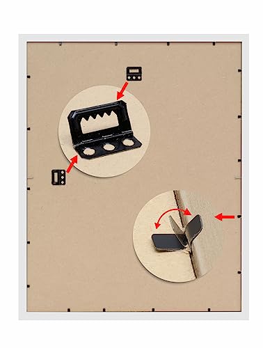 Deknudt Frames - S45RH7M - Cadre Photo Panneau - Magnétique - 10 Aimants - Gris/Beige - 40 x 60 cm – Image 3