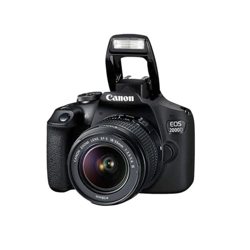 Canon EOS 2000D DSLR 24MP con lentes 18-55mm y 75-300mm miniatura 2