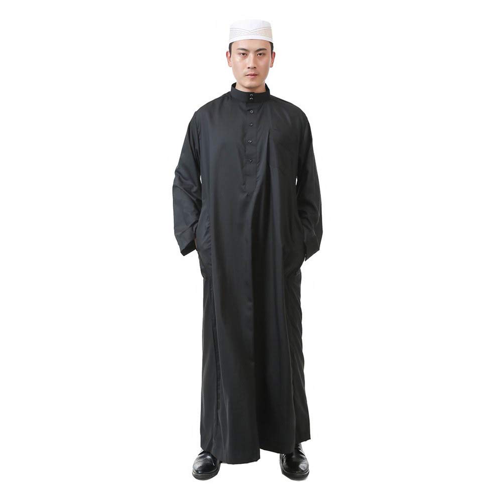 Buy Men Muslim Robes Dubai Kaftan Islamic Clothing Arabic Prayer Eid