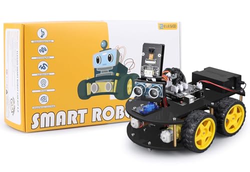 ELEGOO UNO R3 Smart Robot Car Kit V4 for Arduino Robotics for Kids Ages 8-12 12-16 STEM Science Kits Coding Gifts for 8 9 10 11 12 13 14 15 16 Year Old Boys Girls Teens Cool Engineering Building Toys by ELEGOO - Image 4