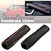 ZHOSXRC Car Handbrake Cover,PU Leather Anti-Slip Hand Brake Sleeve,Decorative Handbrake Protector,Auto Comfortable Grip Handbrake Guards for Most Cars