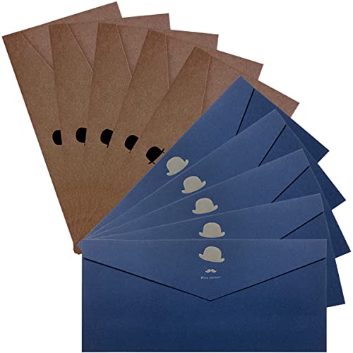 封筒 レターセット 2色/16枚セット 洋封筒 洋封筒 ブルー 洋封筒 青 青い封筒 青色封筒 青 封筒 封筒のみ アンティーク おしゃれな 封筒 メッセージカード/ポストカード/挨拶状/案内状/招待状 記念日 感謝祭 業務用封筒