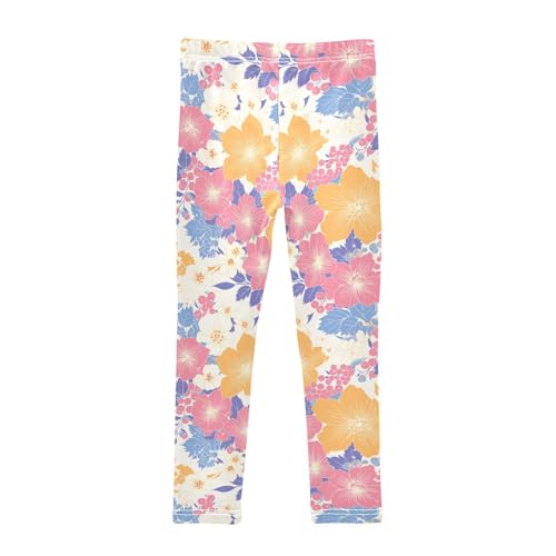 KLL Merry Christmas & Happy New Year Toddler Girl Active Leggings Comfortable High Waisted Activewear Gym2