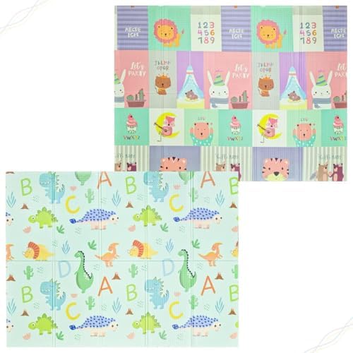 Tapete de Atividades Infantil Tatame Portátil dos Bebês e Criança...