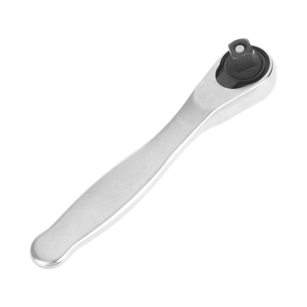 Mekalero Multicolor 1/4" Ratchet Socket Wrench 72 Teeth Auto Release Square For Head Drive Spa Tools For Woodwork Drill Bits