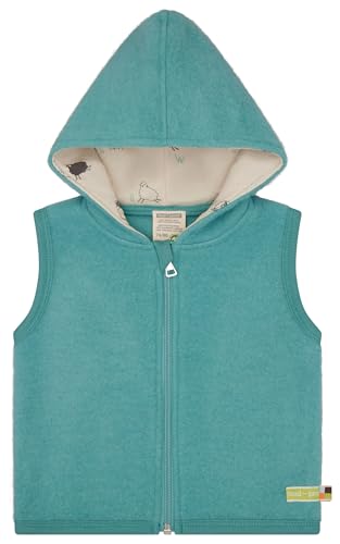 Gilet polaire en laine mixte enfant loud + proud à capuche