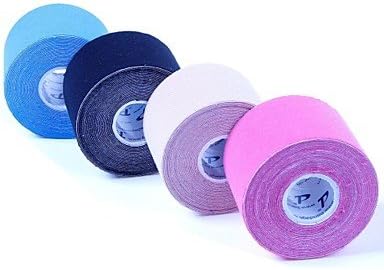 ZHYU Kintape Kinesiology tape 5cmx5m 4 rolls Elastic Physio Therapy Adhesive Bandage Muscle Strengthen