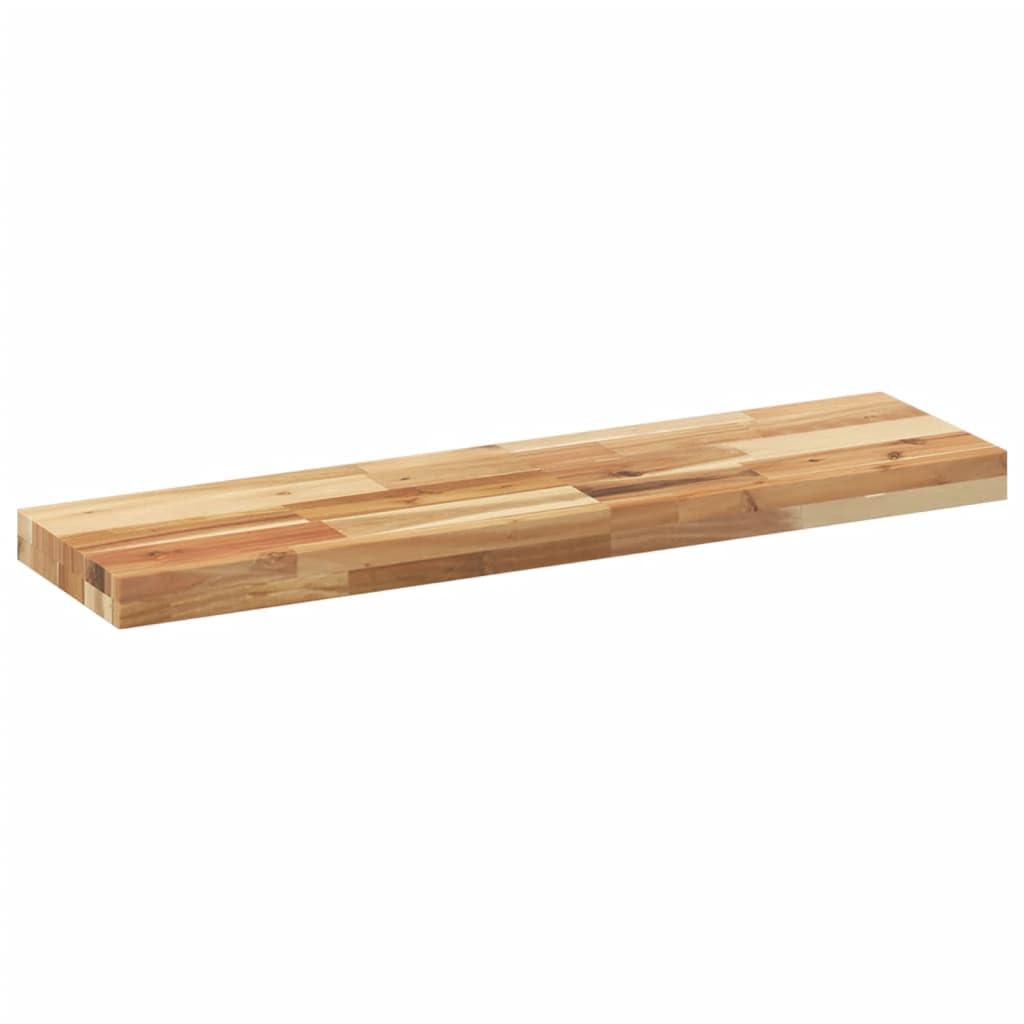 vidaXL Piano per Tavolo 80x20x4cm Rettangolare Legno Massello Acacia, piano tavolo di ricambio, piano tavolo rettangolare, piano tavolino da salotto