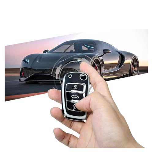 Carcasa protectora de llave para Audi Q5 Q7 TT funda antichoque con tapa tpu 2