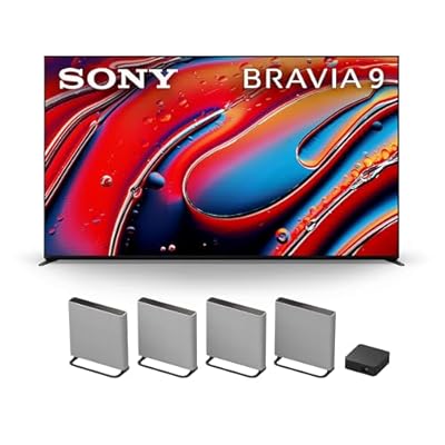 Sony 65 Inch Mini LED QLED 4K Ultra HD TV BRAVIA 9 Smart Google TV with Dolby Vision HDR and Exclusive Features for Playstation 5 (K-65XR90), 2024 Model & Sony BRAVIA Theater Quad