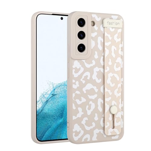 Image of Compatible with Samsung Galaxy S22 Plus Case with Strap Wrist White