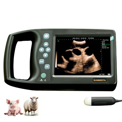 SUNBESTA S-M6 Vet Ultrasound Machine for Pregnancy Handheld Veterinary Home Ultrasound Scanner with