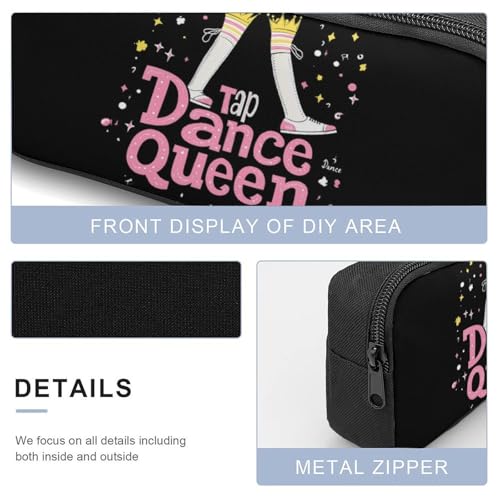 Tap Dance Queen Large Travel Backpacks Carry on Backpack Weekender Bag with 2 Storage Pockets for Men And Women4