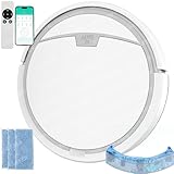 CAILESER Robot Aspiradora y Trapeador 3 en 1, Aspiradora Robot con 6 Modos de Limpieza, Barredora Robot Ultradelgado con...
