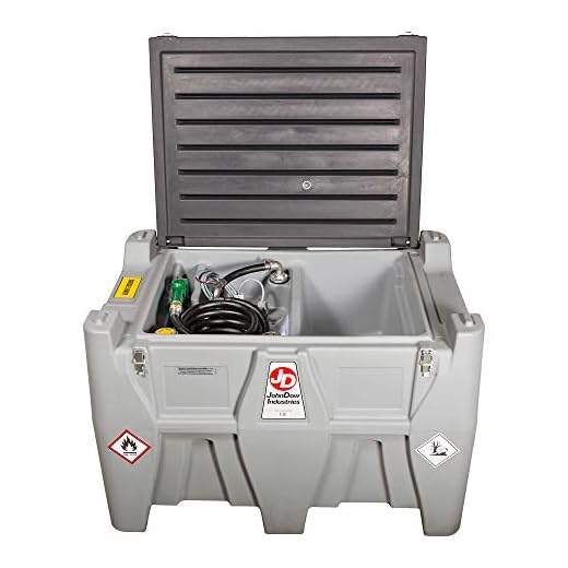 JohnDow Industries JDI-AFT106 106-Gallon Auxiliary Diesel Fuel Tank, with 12 Volt Electric Transfer Pump (JDI-AFT106-A)