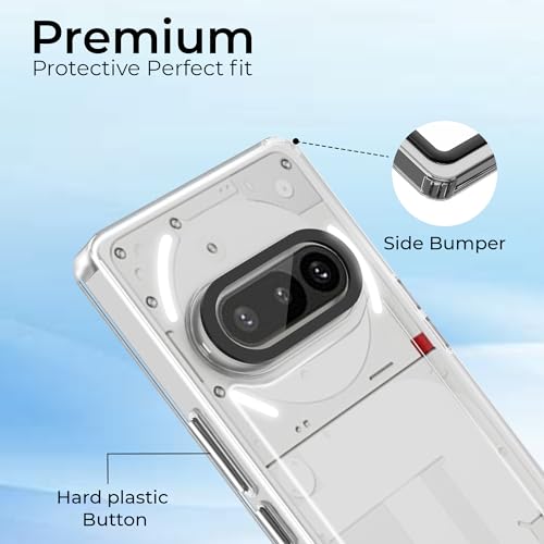 Image of A rtistque Ultra Stylish Back Cover Case for Nothing Phone 3a 5G | Premium Shockproof TPU | Protective Design | Nothing Phone 3a Back Cover - White