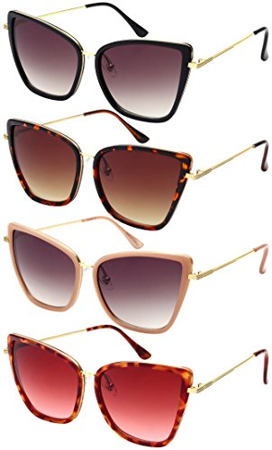 Edge I-Wear Optical Quality Cat Eye Sunglasses w/Gradient Lens 32185-O-AP3