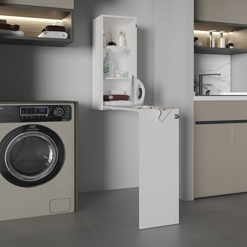 ESPIDOO Foldable Table Cabinet 42 Inch - Space Saving Wall