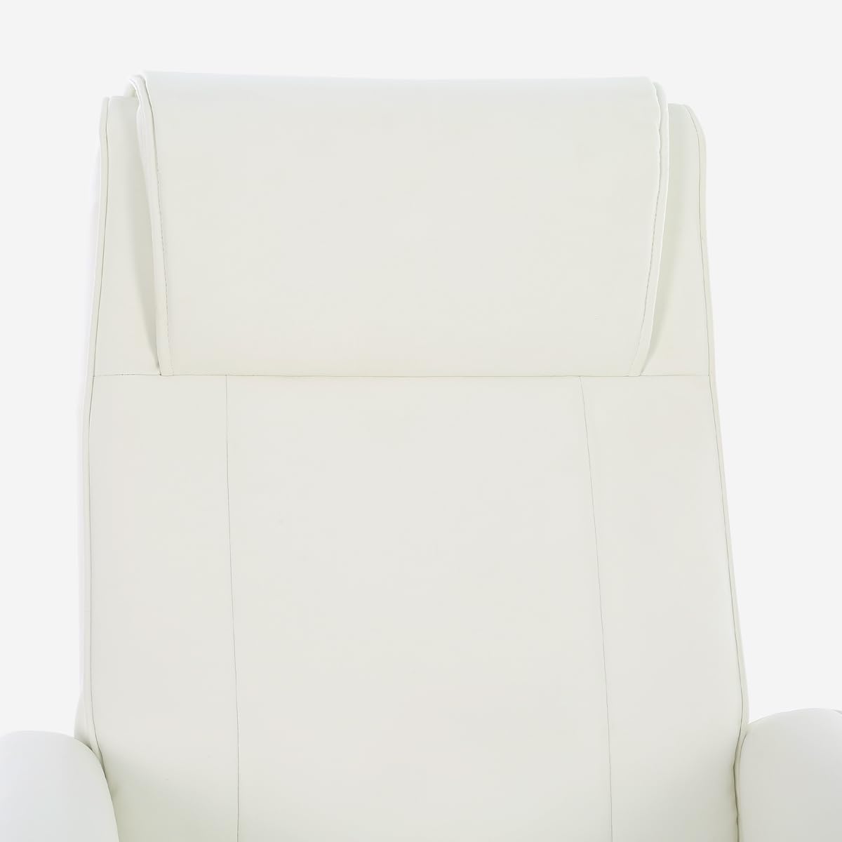 Produce Shop Fauteuil de Massage Relaxant et Chauffant avec Repose-Pieds Myron - Blanc