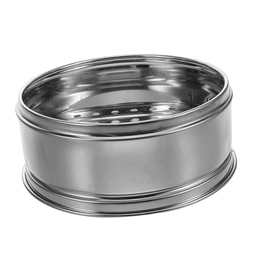 CONGARTENO Stainless Steel Cooking Tray for Dumplings and Vegetables Earless Design for Easy Cleaning Commercial Grade Steaming Rack for Restaurants and Food Shops