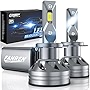 Fahren H7 LED Headlight Bulbs, 60W 14000 Lumens Super Bright LED Headlights Conversion Kit 6500K Cool White IP68 Waterproof, Pack of 2