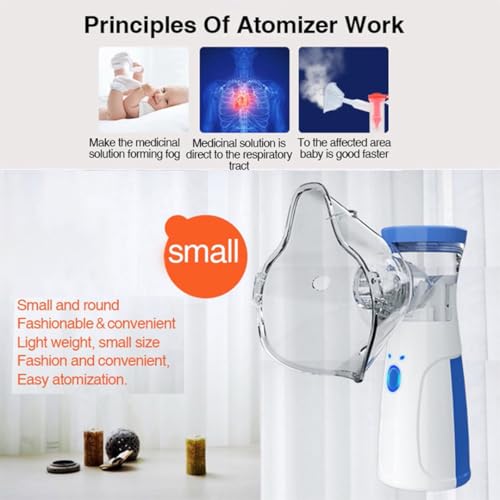 Image of Dr Care Mesh Nebulizer JSL-W302 Portable Ultrasonic Nebulizer Machine for Adults and Kids