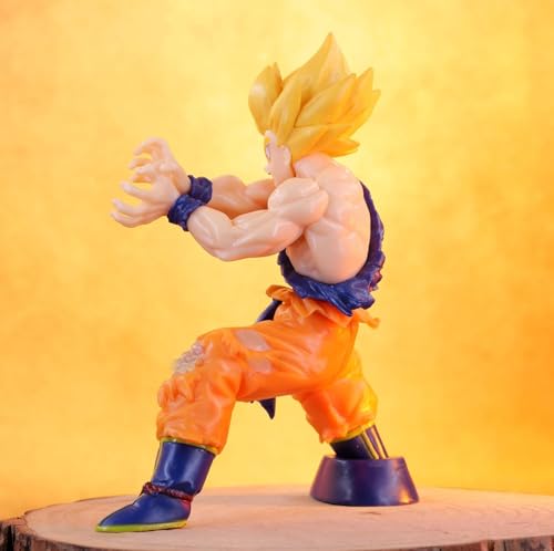 Image of Goku Anime Action Figures - Limited Edition Goku Dragon Ball Z Anime Action Figure for Home Decor, Desk, Car Dashboard - Merchandise Collectible Collectibles - Goku III