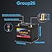 Lithium Car Battery Start and Stop, 12.8V 576WH Group 26 LiFePO4 Automotive Battery For Car, Starter Battery Plus Deep Cycle Performance, 60 Months Warranty